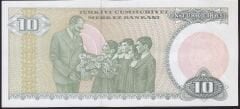 7.Emisyon 1.Tertip 10 Lira B08 840789 Çilaltı