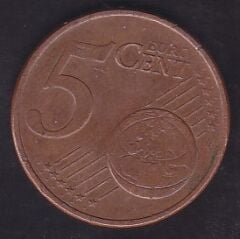 Avrupa Birliği 5 Euro Cent 2010 A Almanya