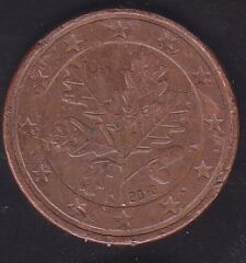 Avrupa Birliği 5 Euro Cent 2010 A Almanya
