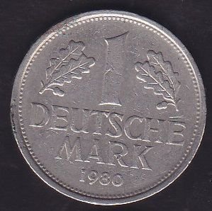 Almanya 1 Mark 1980 D