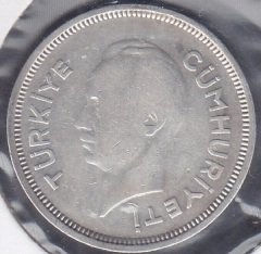 1940 Yılı 1 Lira Gümüş