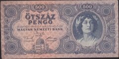 Macaristan 500 Pengo 1945 Çok Temiz+ Pick 117x