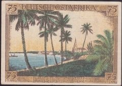 ALMANYA 75 PFENNİG NOTGELD 1921 ÇİLALTI ÇİL ( OSTAFRİKA )