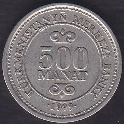 TÜRKMENİSTAN 500 MANAT 1999