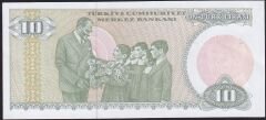 7.Emisyon 1.Tertip 10 Lira B08 361612 Çilaltı Çil