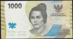 Endonezya 1000 Rupiah 2022 Çil ( 4444 )