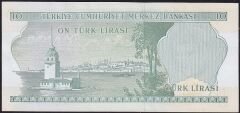 6.Emisyon 2.Tertip 10 Lira J55 307560 Çilaltı Çil