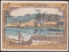ALMANYA 75 PFENNİG NOTGELD 1921 ÇİLALTI ÇİL ( KEMERUN )