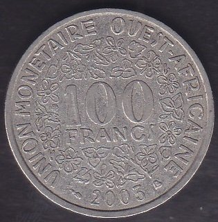 AFRİKA BATI 100 FRANK 2003