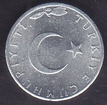 1975 Yılı 5 Kuruş Çilaltı Çil