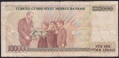 7.Emisyon 2.Tertip 100000 Lira E09 414790 Temiz