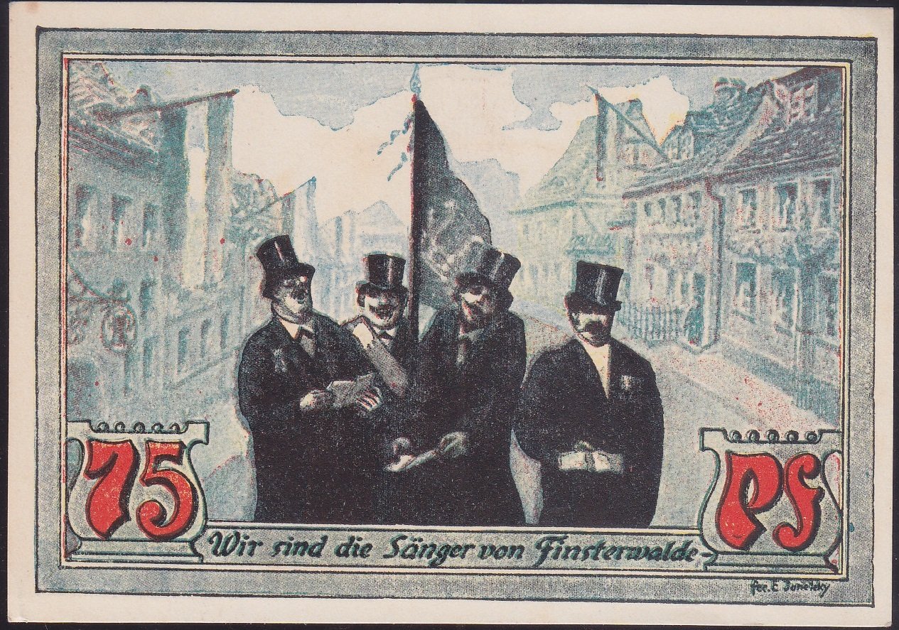 ALMANYA 75 PFENNİG NOTGELD 1921 ÇİL