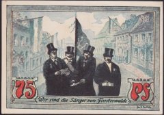ALMANYA 75 PFENNİG NOTGELD 1921 ÇİL