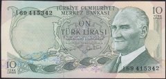 6.EMİSYON 2.TERTİP 10 LİRA I69 415342 ÇİLALTI ÇİL