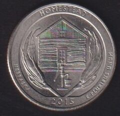 Amerika Çeyrek Dolar 2015 P Hatıra Homestead Amerika Ulusal Anıtı