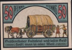 Almanya 50 Pfennig Notgeld 1921 Çil