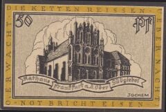 Almanya 50 Pfennig Notgeld 1921 Çil