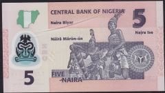 Nijerya 5 Naira 2022 Çilaltı