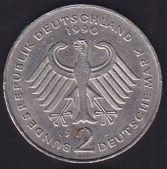 Almanya 2 Mark 1990 F