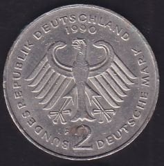 Almanya 2 Mark 1990 F