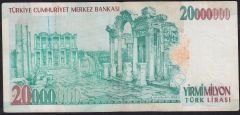 7.Emisyon 20 000 000 Lira G26 817451 Çok Temiz+