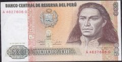Peru 500 İntis 1987 Ççt +