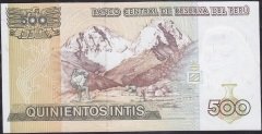 Peru 500 İntis 1987 Ççt +
