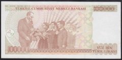 7.EMİSYON 3.TERTİP 100000 LİRA F78 716364 ÇÇT ÇİLALTI eski kağıt para değerleri