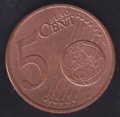 Avrupa Birliği 5 Euro Cent 2010 J Almanya