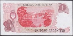 Arjantin 1 Peso 1983 Çilaltı ( Bombe var ) Pick 311b