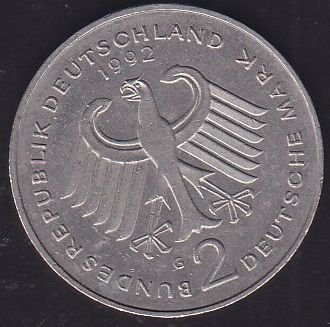 Almanya 2 Mark 1992 G