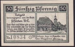 ALMANYA 50 PFENNİNG NOTGELD 1921 ÇİL