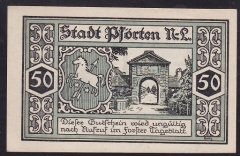 ALMANYA 50 PFENNİNG NOTGELD 1921 ÇİL