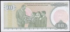 7.Emisyon 1.Tertip 10 Lira A90 498708 Çilaltı Çil