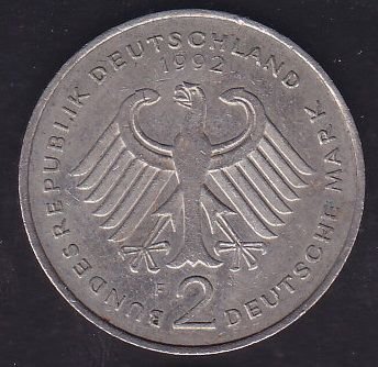 Almanya 2 Mark 1992 F