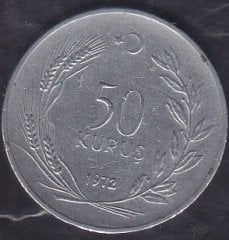 1972 Yılı 50 Kuruş