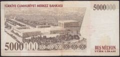 7.Emisyon 5 000 000 Lira H65 669143 Çok Temiz