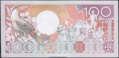 Suriname 100 Gulden 1986 Çilaltı
