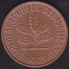 Almanya 2 Pfennig 1975 D