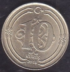 2018 Yılı 10 Kuruş Çil