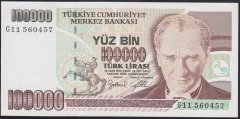 7.EMİSYON 3.TERTİP 100000 LİRA G11 560457 ÇİLALTI ÇİL