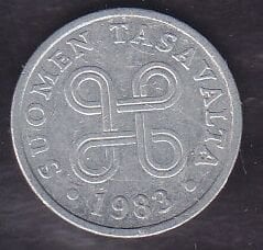 Finlandiya 5 Pennia 1983