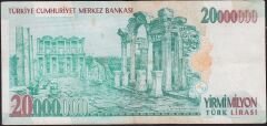 7.Emisyon 20 000 000 Lira G21 402042 Çok Temiz+