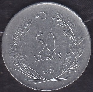 1971 Yılı 50 Kuruş