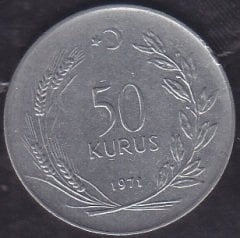 1971 Yılı 50 Kuruş