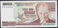7.EMİSYON 3.TERTİP 100000 LİRA G28 196704 ÇİLALTI ÇİL
