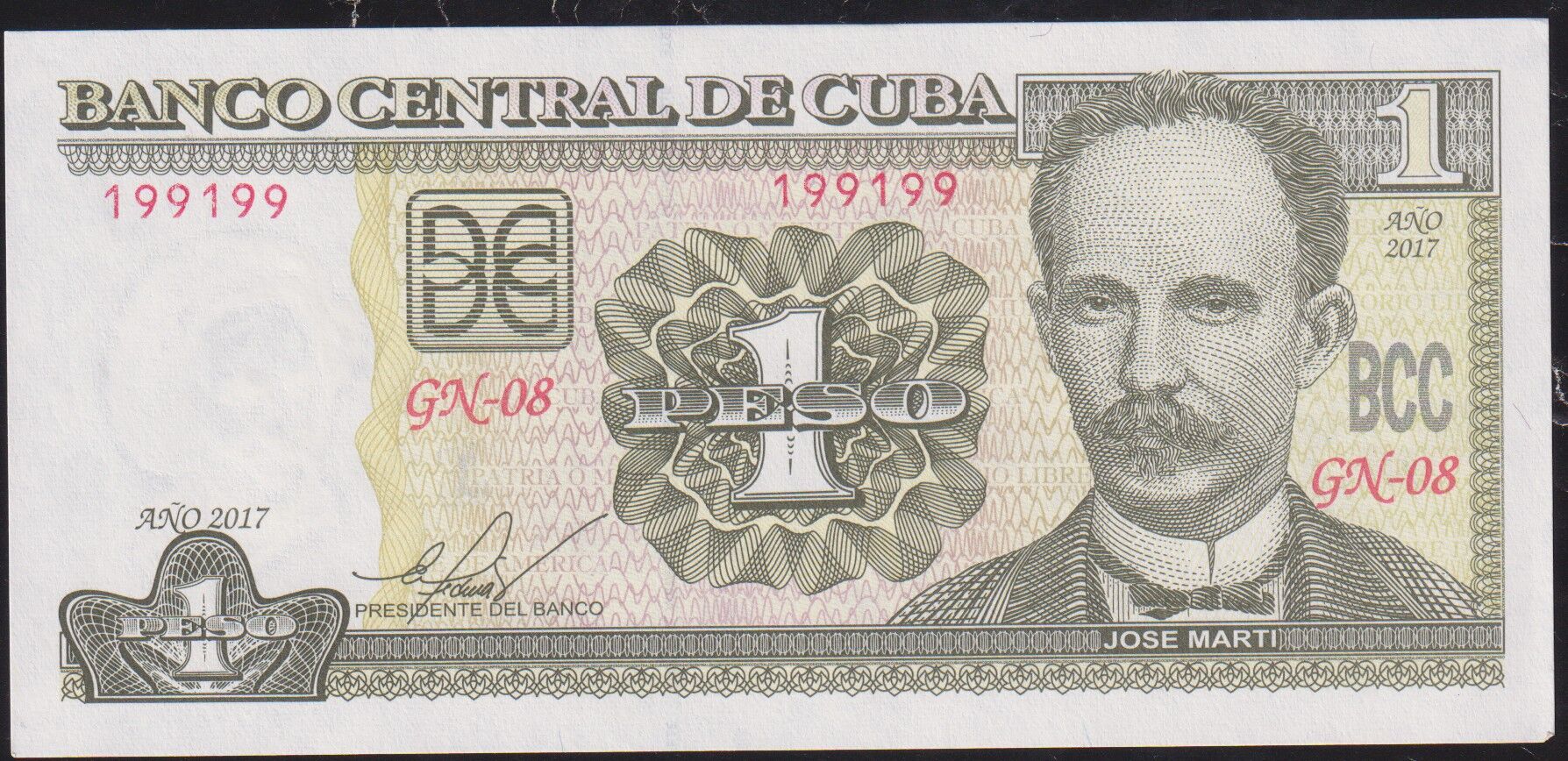 Küba 1 Peso 2017 Çil Pick 128h 199 199