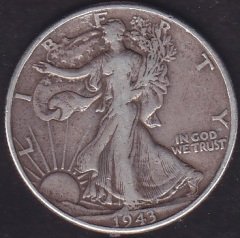Amerika Yarım Dolar 1943 Gümüş