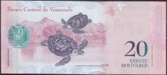 Venezuela 20 Bolivares 2013 Çil 777