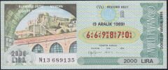 1989 9 Aralık Beşte Bir Bilet - R Serisi